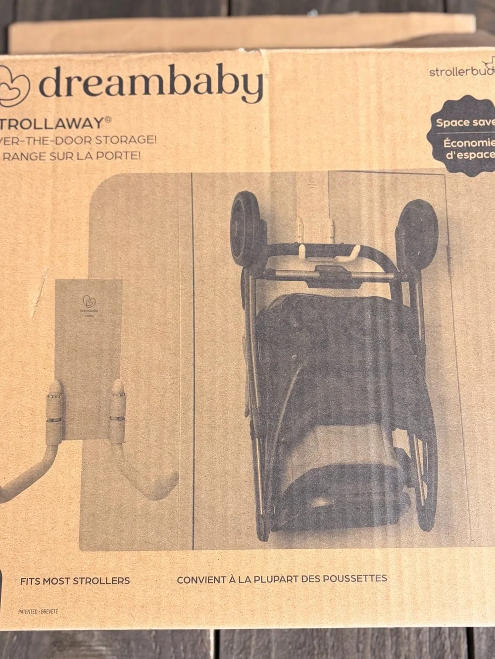 Overdoor Stroller Hook Organizer in White